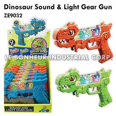 Dinosaur Sound & Light Gear Gun
