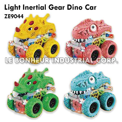Light Inertial Gear Dino Car