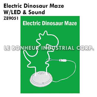 Electric Dinosaur Maze W/LED & Sound