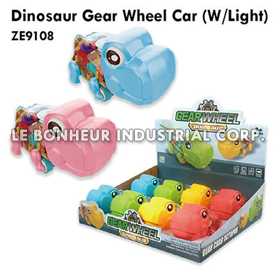 Dinosaur Gear Wheel Car (W/Light)