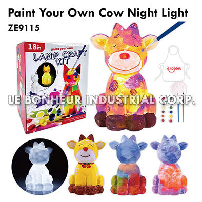 Paint Your Own Cow Night Light