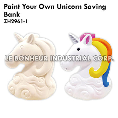 Paint Your Own Unicorn Saving Bank