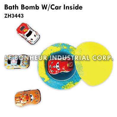 Bath Bomb W/Car Inside