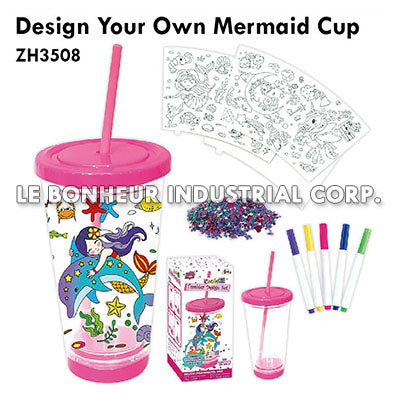 Design Your Own Mermaid Cup