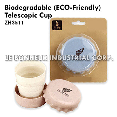 Biodegradable (Eco-Friendly) Telescopic Cup