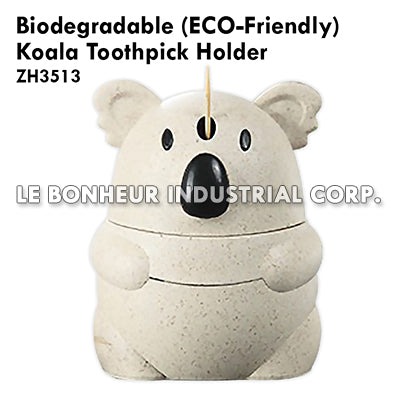 Biodegradable (Eco-Friendly) Koala Toothpick Holder