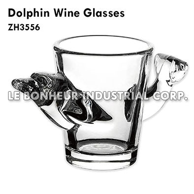 Dolphin Wine Glasses