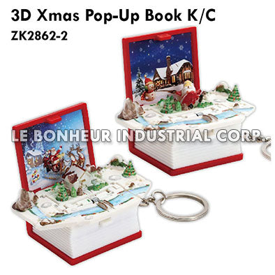3D Xmas Pop-Up Book K/C