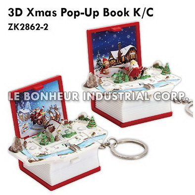 3D Xmas Pop-Up Book K/C
