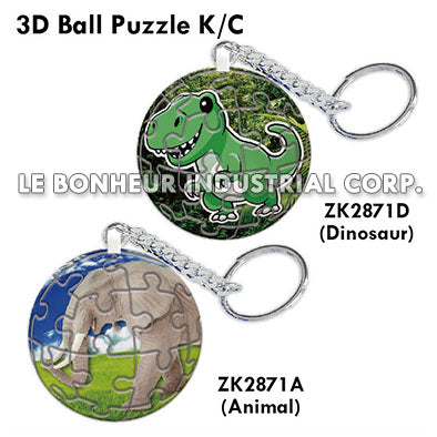3D Dinosaur Ball Puzzle K/C