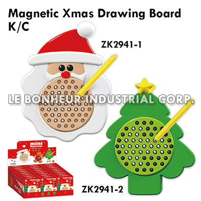 Magnetic Xmas Tree Drawing Board K/C