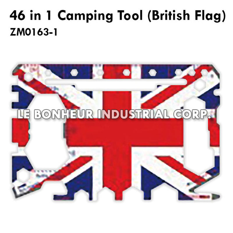 46 In 1 Camping Tool (British Flag)
