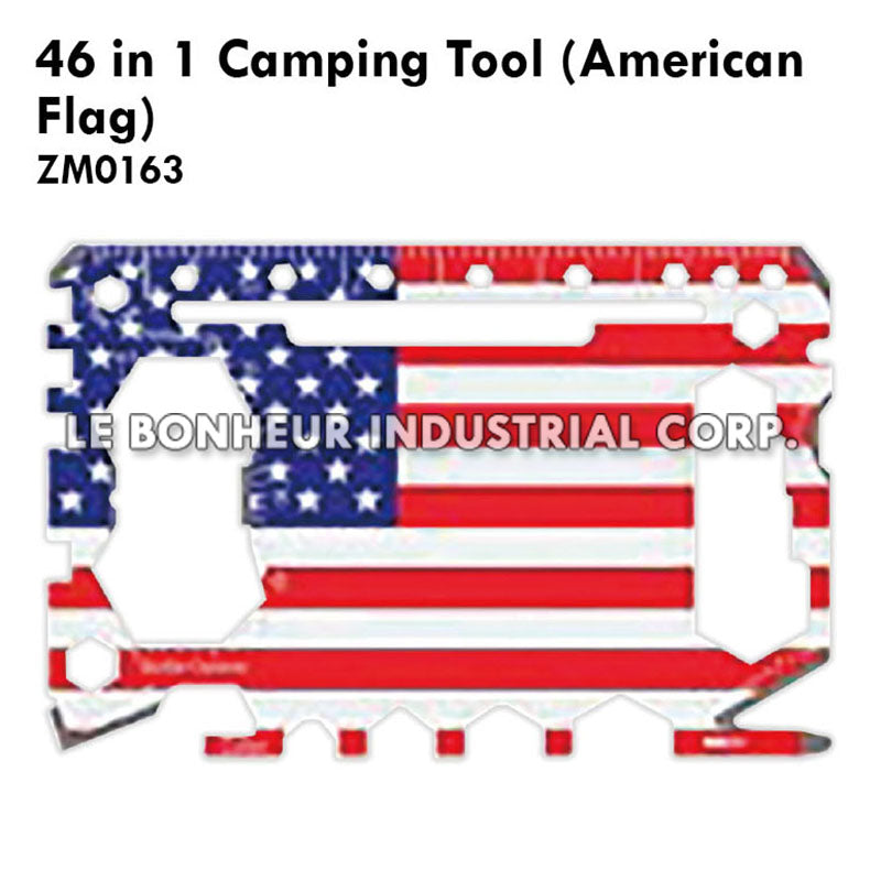 46 In 1 Camping Tool (American Flag)