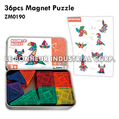 36Pcs Magnet Puzzle