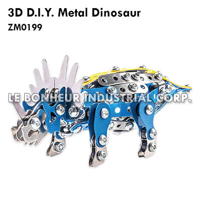 D.I.Y. 3D Metal Dinosaur