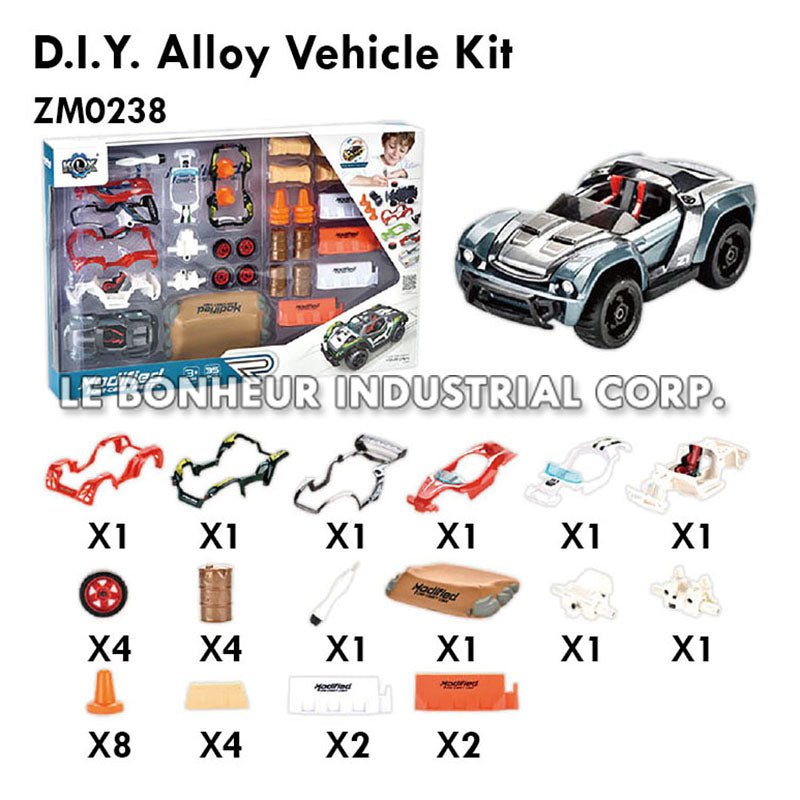 D.I.Y. Alloy Vehicle Kit