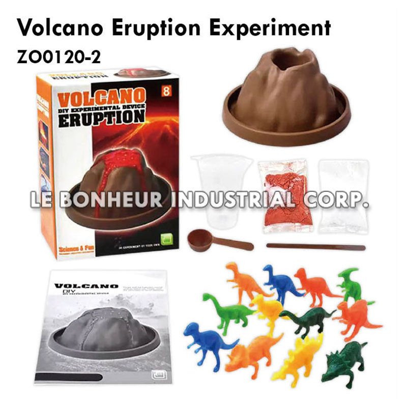 Volcano Eruption Experiment