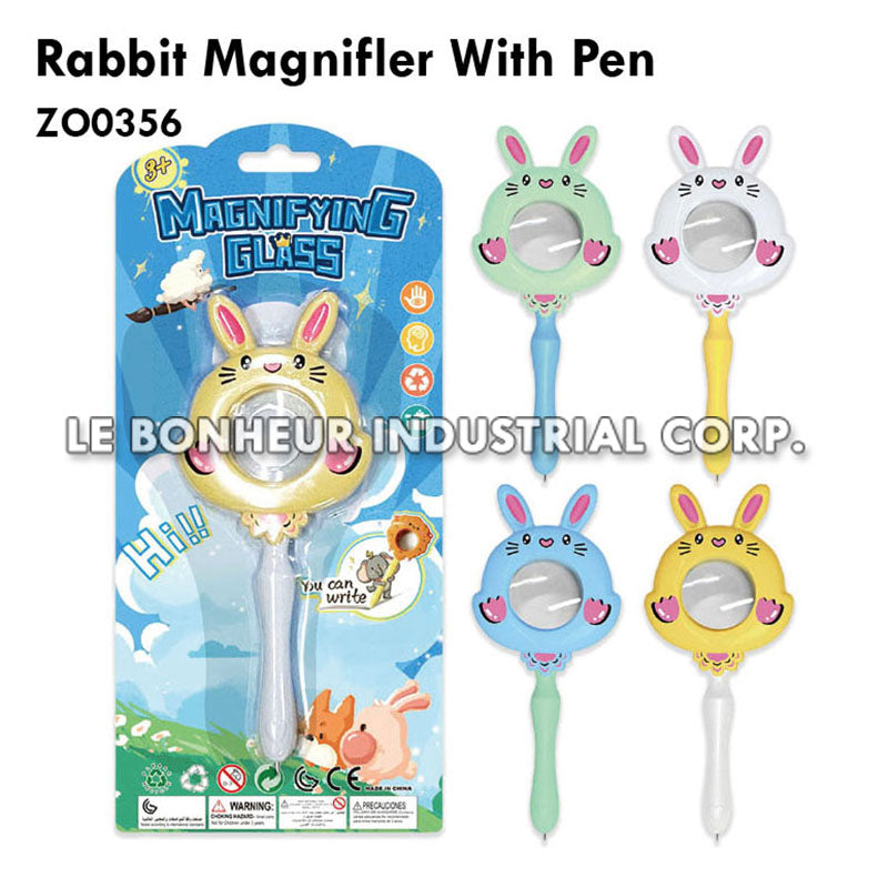 Rabbit Magnifler With Pen