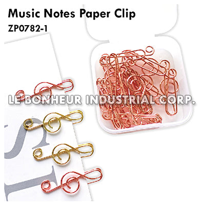 Music Notes Paper Clip