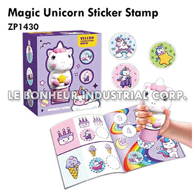 Magic Unicorn Sticker Stamp