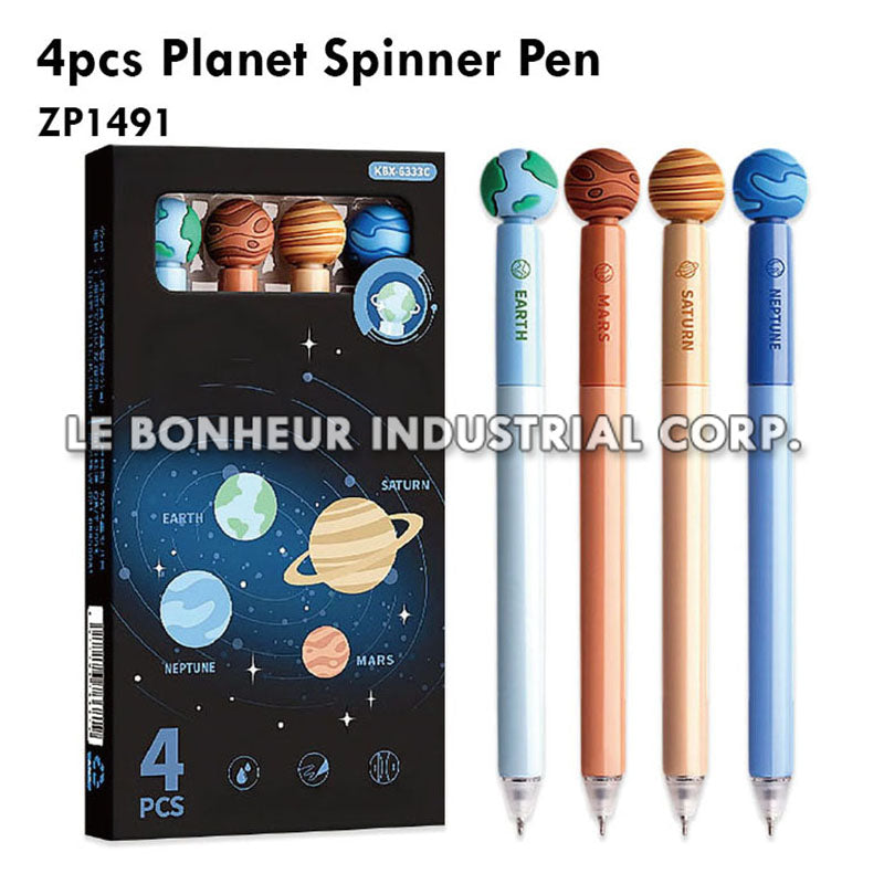 4pcs Planet Spinner Pen