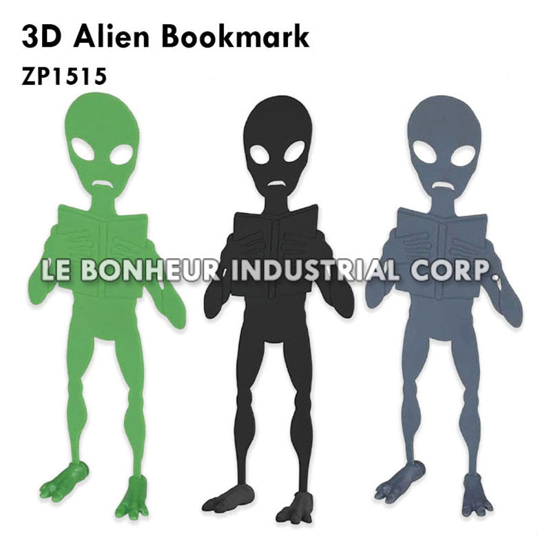 3D Alien Bookmark