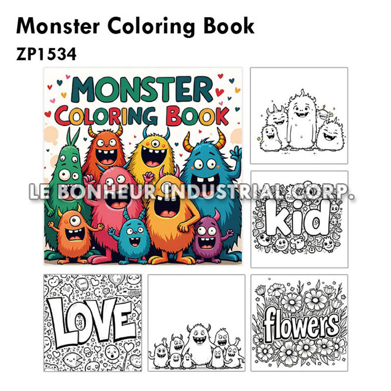 Monster Coloring Book