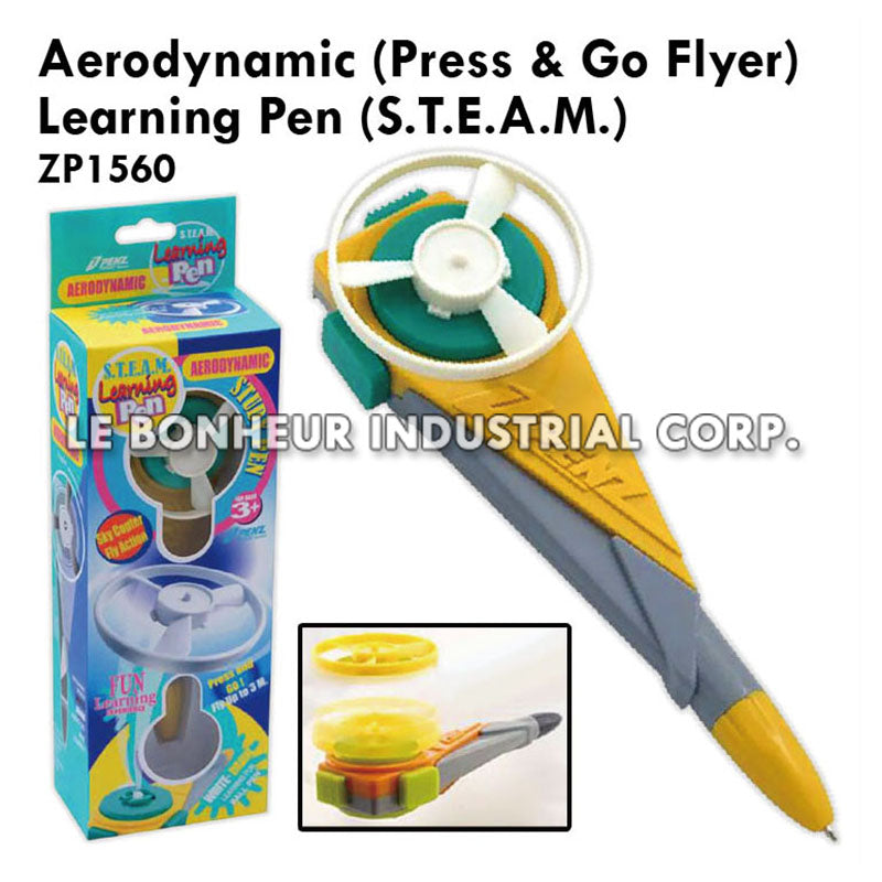 Aerodynamic (Press & Go Flyer) Learning Pen (S.T.E.A.M.)