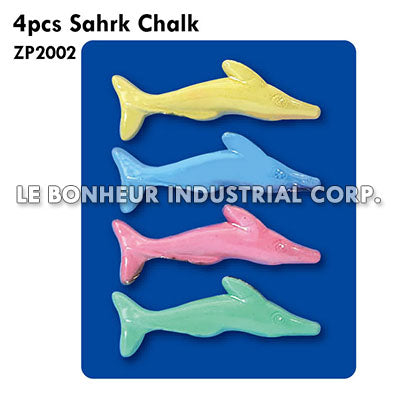4Pcs Shark Chalk