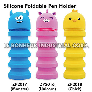 Silicone Chick Foldable Pen Holder