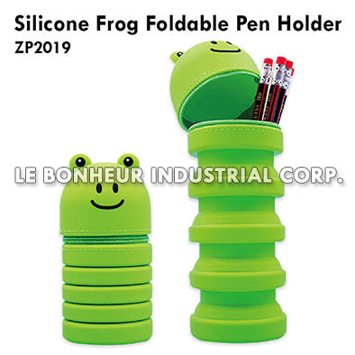 Silicone Frog Foldable Pen Holder