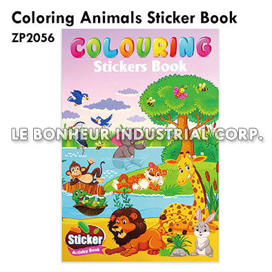 Coloring Unicorn Sticker Book