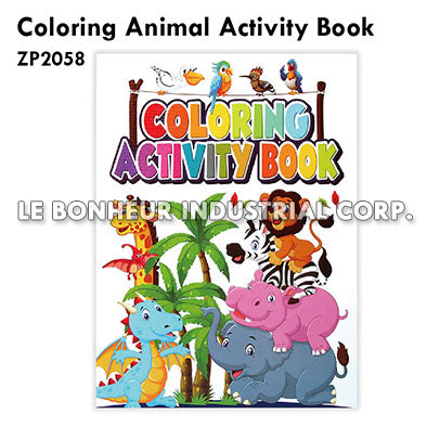 Coloring Animal Activity Book