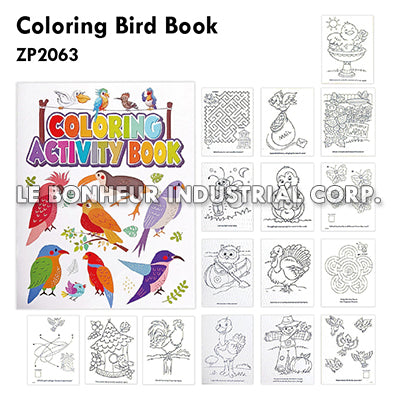 Coloring Bird Book