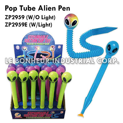 LED Pop Tube Alien Pen