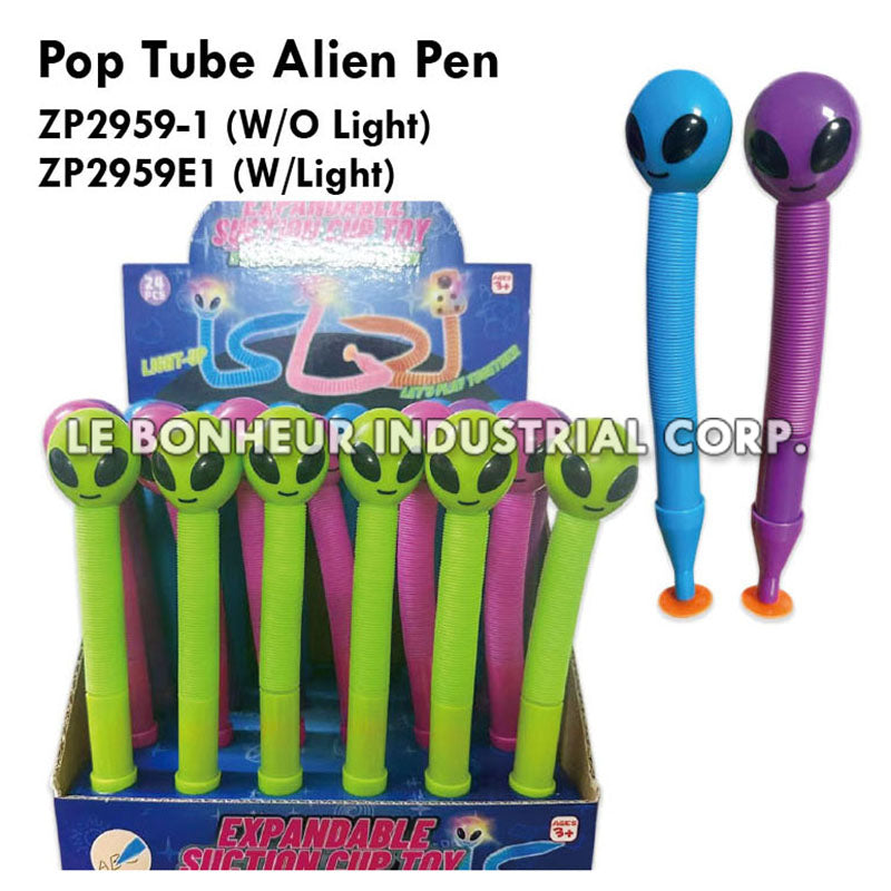 LED Pop Tube Alien Pen
