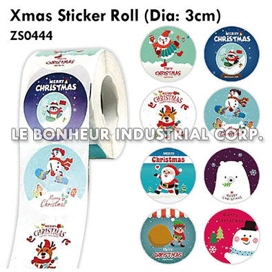 Xmas Sticker Roll