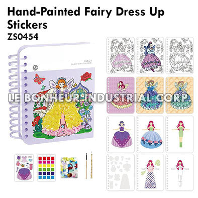 Hand-Painted Fairy Dress Up Stickers