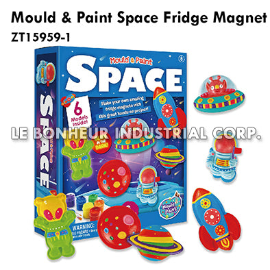 Mould & Paint Space Fridge Magnet
