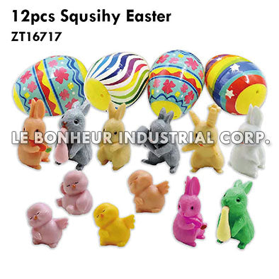 12pcs Squsihy Easter
