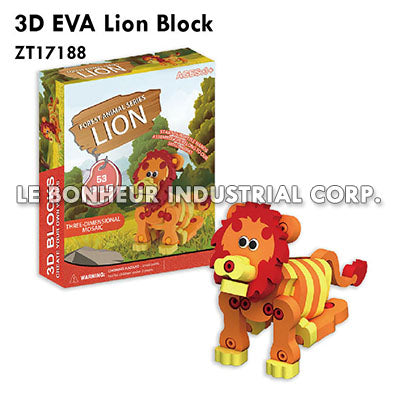 3D EVA Lion Block