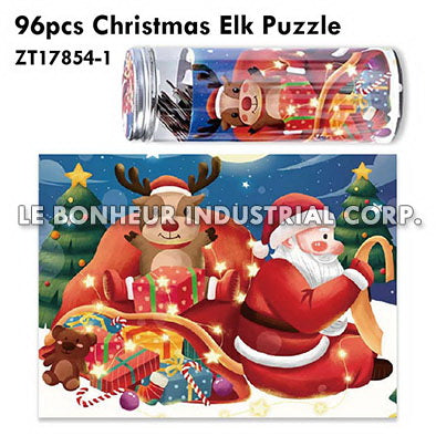 96pcs Christmas Elk Puzzle