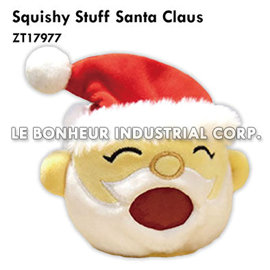 Squishy Stuff Santa Claus W/Bead