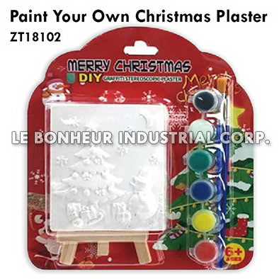 Paint Your Own Christmas Plaster