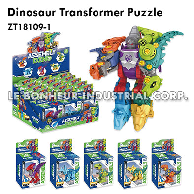 Dinosaur Transformer Puzzle