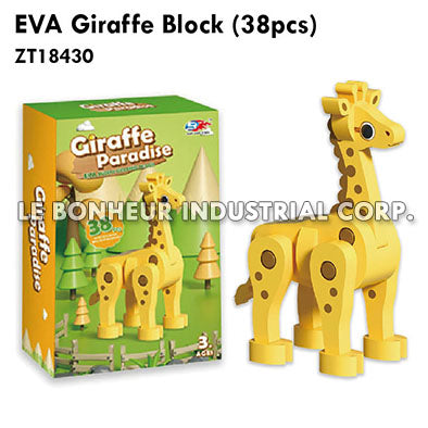 EVA Giraffe Block (38Pcs)