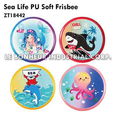 Sea Life PU Soft Frisbee