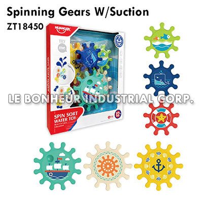Spinning Gears W/Suction