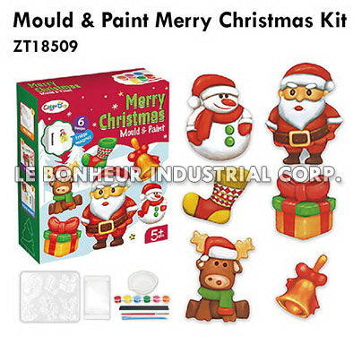 Mould & Paint Merry Christmas Kit
