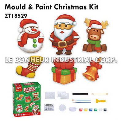 Mould & Paint Christmas Kit